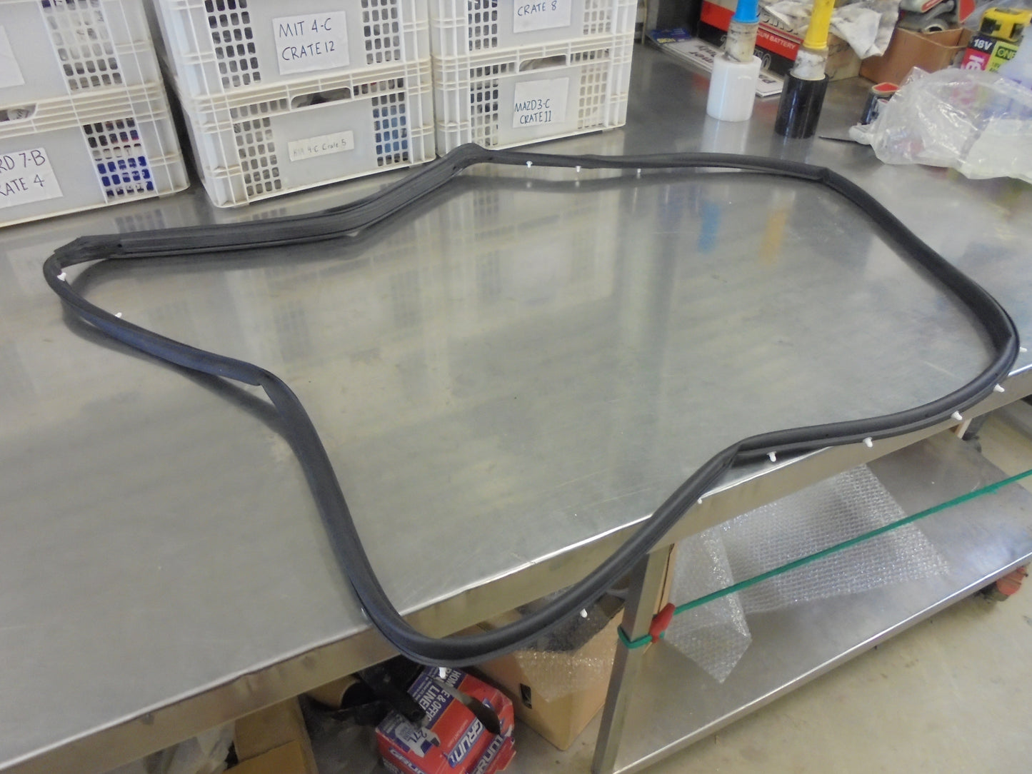 Holden Barina Genuine Left Hand Rear Door Weatherstrip Rubber New Part