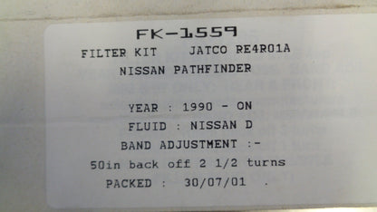 ATP Auto transmission Filter Kit Suits Nissan Pathfinder New Part