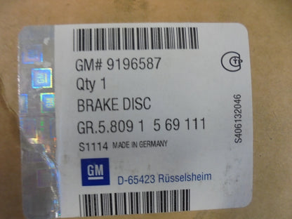 Holden Astra Genuine Rear Rotor Set New Part