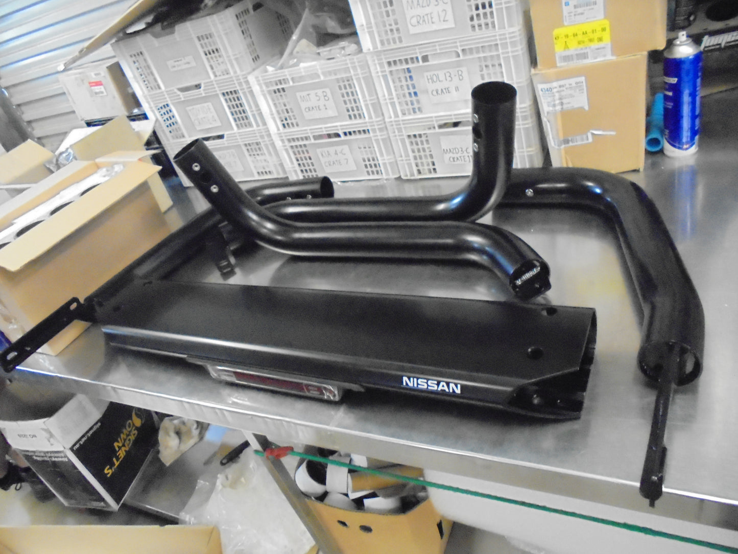 Nissan Navara D23 NP300 Dual Cab Genuine Black Sports Bar New Part