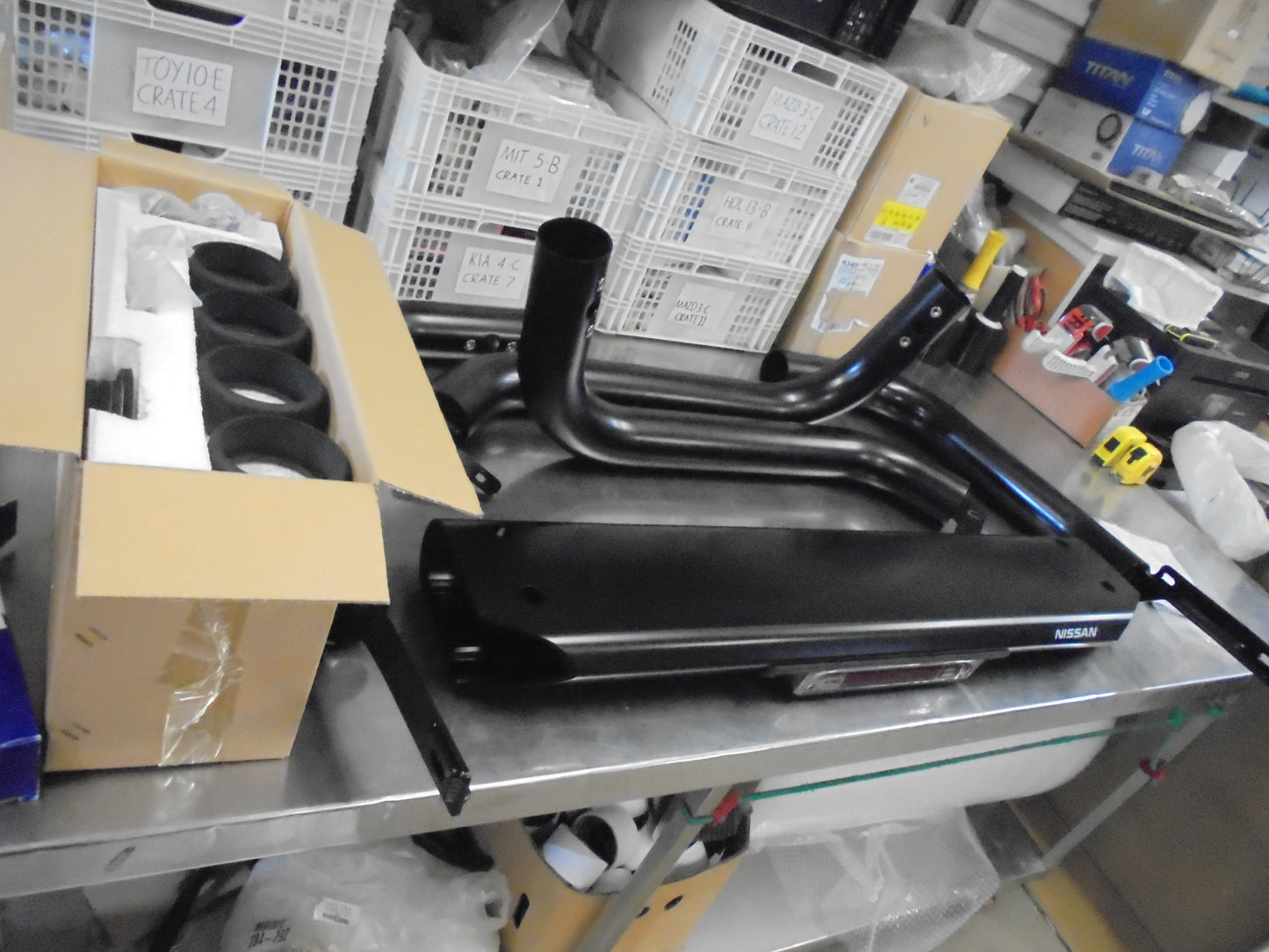 Nissan Navara D23 NP300 Dual Cab Genuine Black Sports Bar New Part