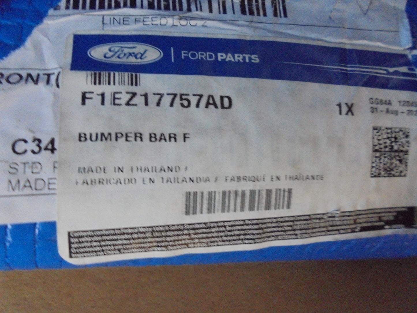 Ford LZ Focus Genuine Front Bumper Cover New Part