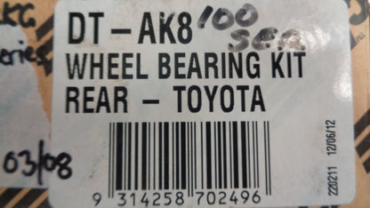 DriveTech Rear Wheel Bearing Kit suits Toyota Landcruiser 100 Series Lexus LX New Part