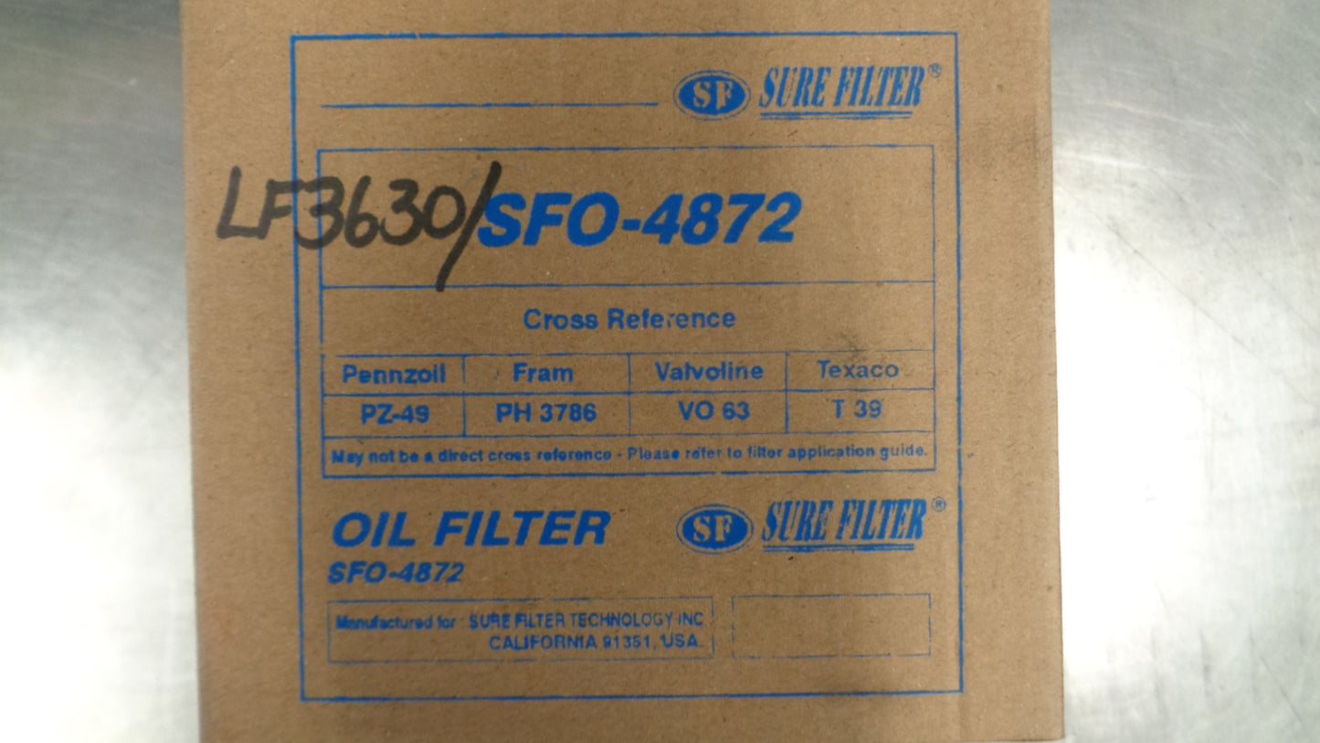 Sure Filter Oil Filter suits Ford F Series New Part