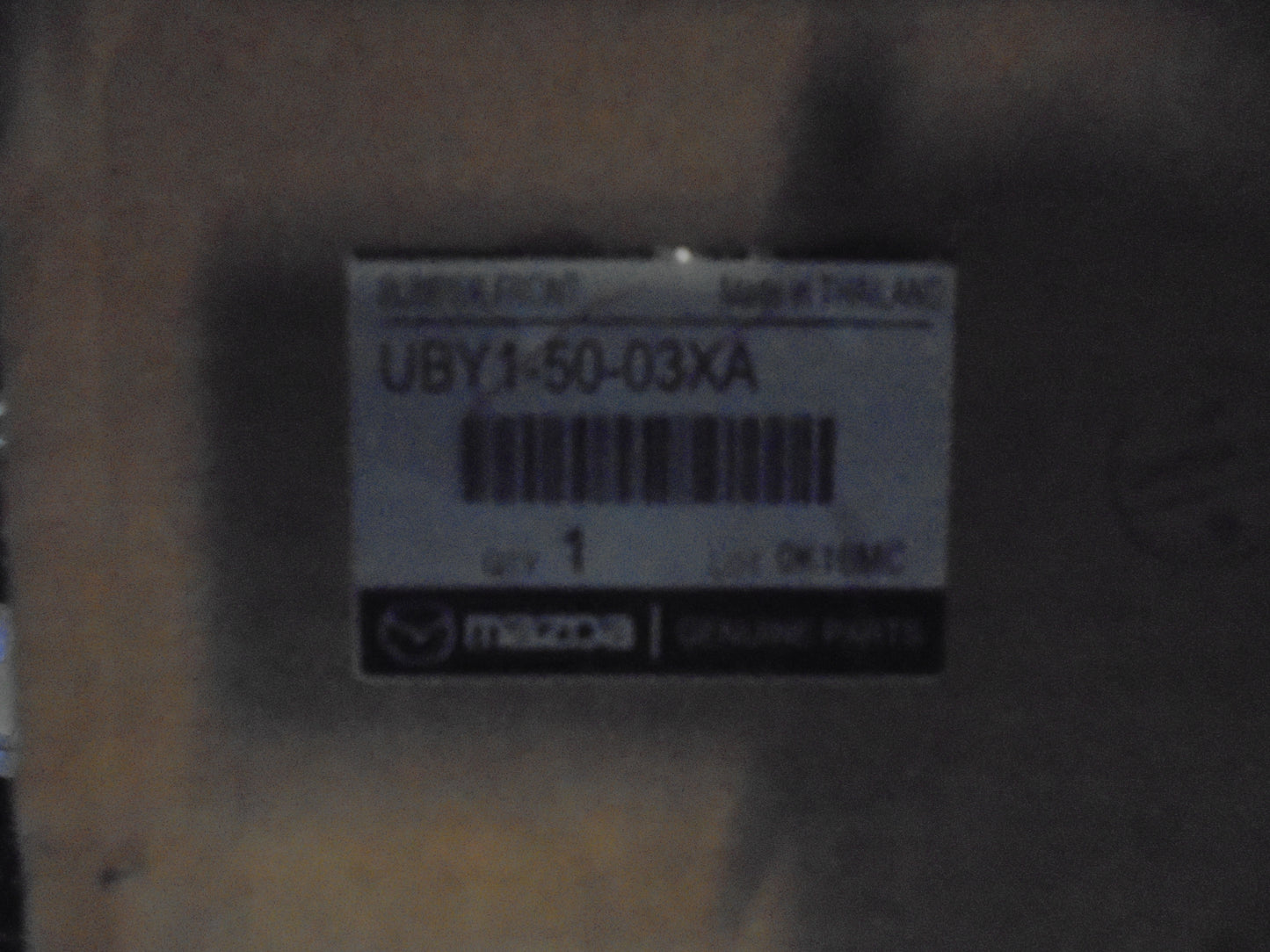 Mazda BT-50 2WD-4WD Genuine Front Bumper Bar Primer New Part