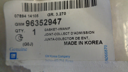 Daewoo Genuine Gasket Manifold New Part