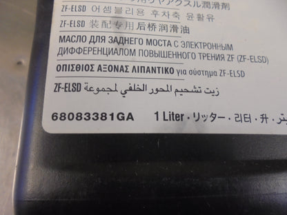 Jeep Mopar Genuine Rear Axel Fluid ZF-ELSD SAE 75W-85 1Ltr New Part