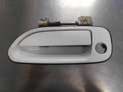 White Left Hand Exterior Handle USED Part