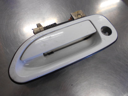 White Left Hand Exterior Handle USED Part