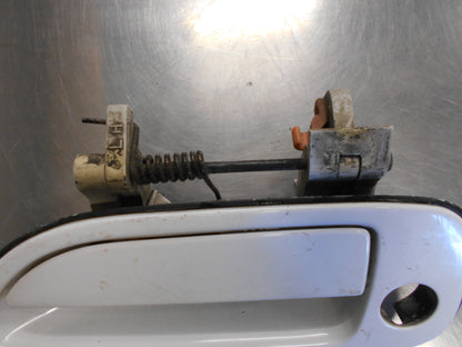 White Left Hand Exterior Handle USED Part