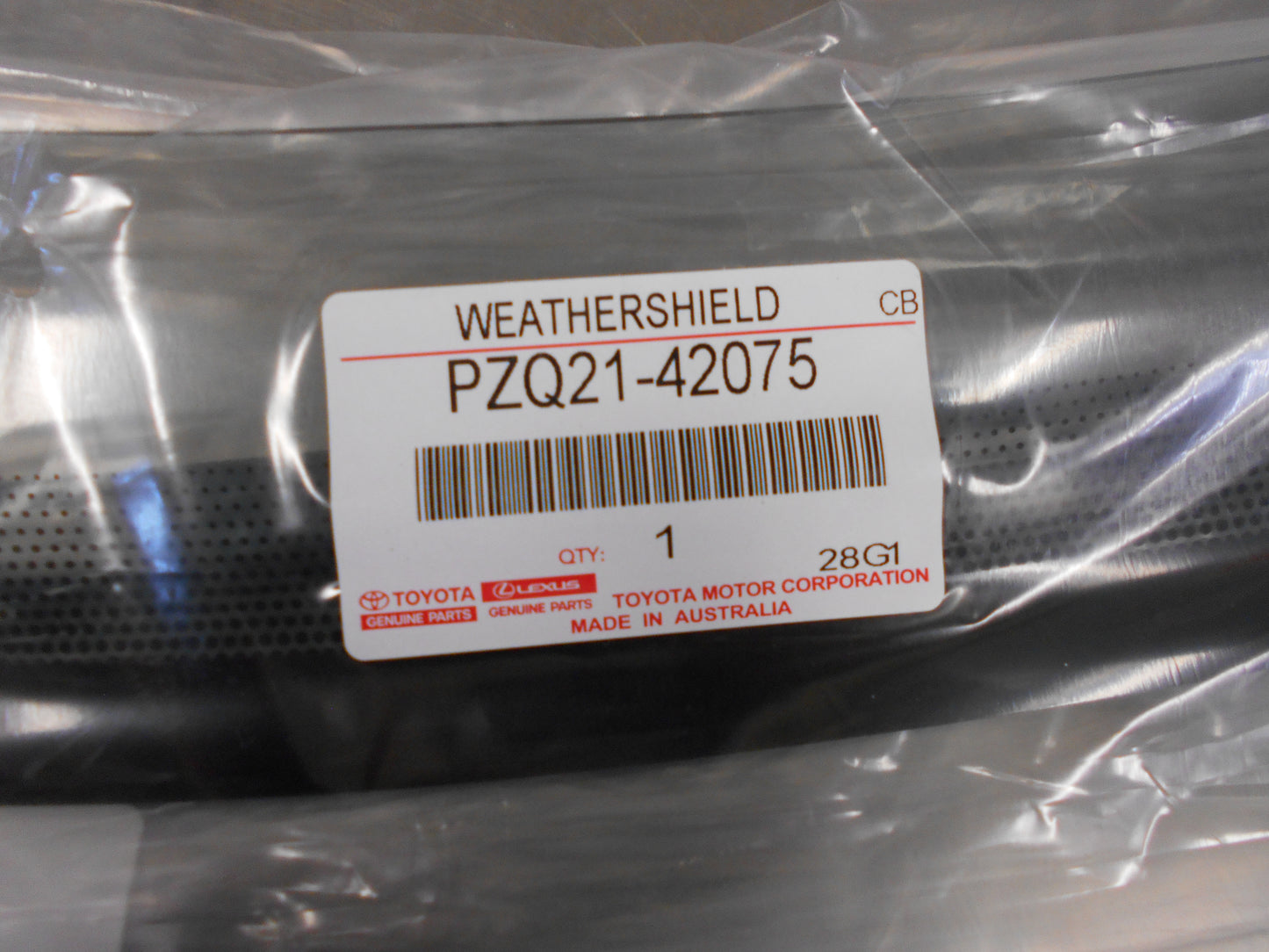 Toyota Rav4 Genuine Slimline Weathershield Set (Incomplete) New Part