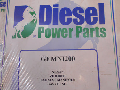 Diesel Power Parts Exhaust Manifold Gasket Suits Nissan Patrol New Part