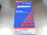 ACDelco Air Filter Suitable For Suzuki Alto GL GLX New Part