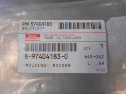 Isuzu D-Max Genuine Front Right Hand Door Moulding New Part