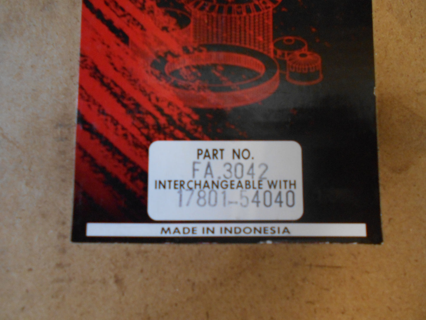 FSA Air Filter Suits Toyota Various Models New Part