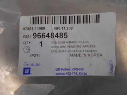 Holden Barina Genuine Rear Window Reveal Moulding New Part