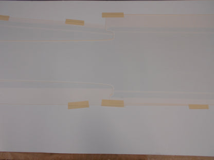 Holden Trax Genuine Black Stripe Roof/Bonnet Decal Kit New Part