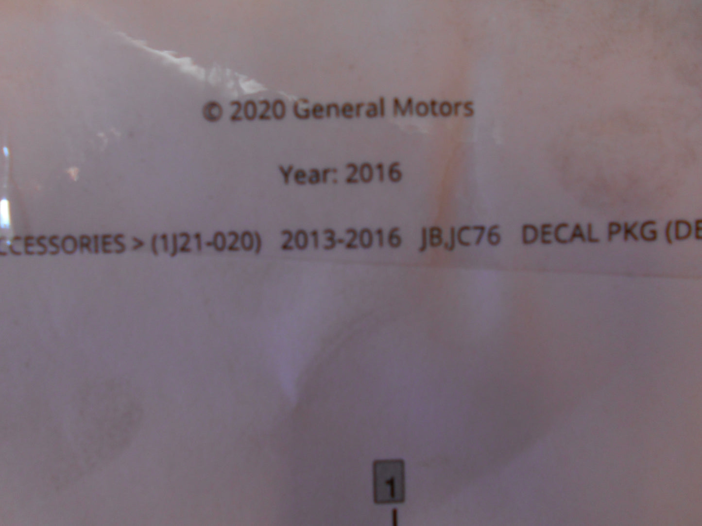 Holden Trax Genuine Black Stripe Roof/Bonnet Decal Kit New Part
