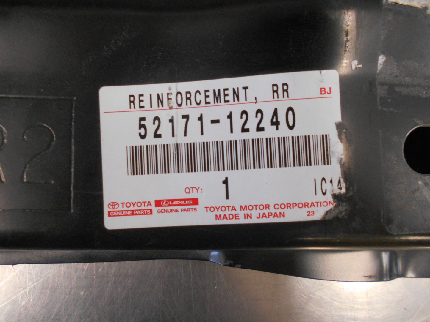 Toyota Corolla Genuine Rear Bumper Reinforcement New Part