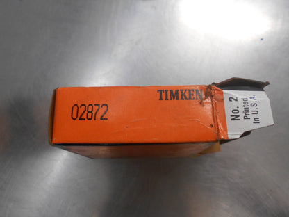 Timken 02872 Tapered Roller Bearing Suits Unknown Models New Part