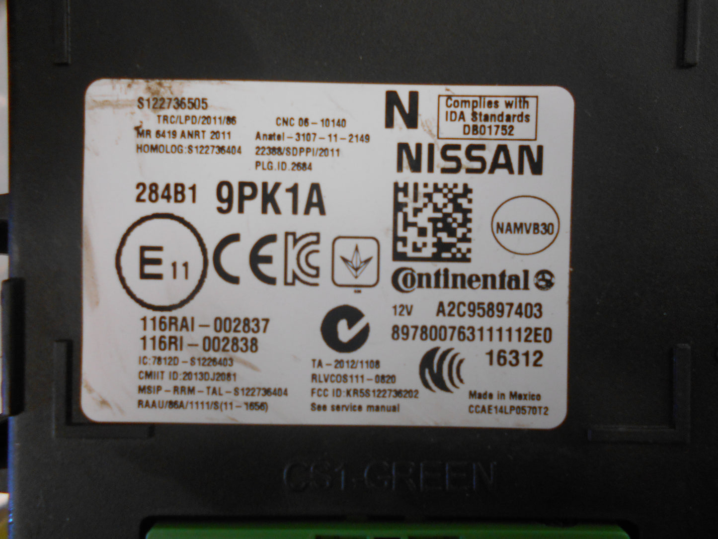 Nissan Pathfinder Genuine Body Control Module New Part