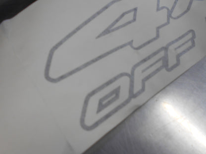 Nissan Navara D22 Genuine 4X4 Offroad Side Decal New Part