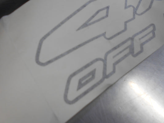 Nissan Navara D22 Genuine 4X4 Offroad Side Decal New Part