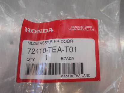 Honda Civic Genuine Front Right Hand Door Window Moulding New Part