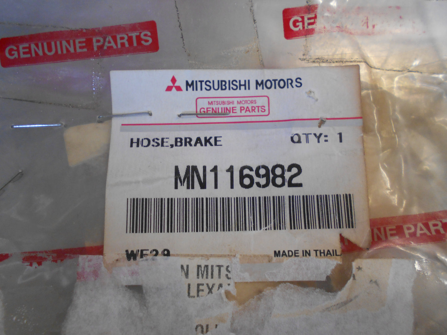 Mitsubishi Triton Genuine Brake Booster Vacuum Return Hose New Part