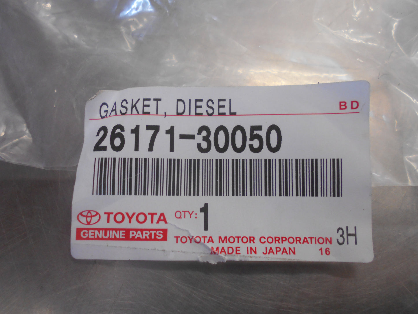 Toyota Various Models Genuine Diesel Throttle Body Gasket New Part