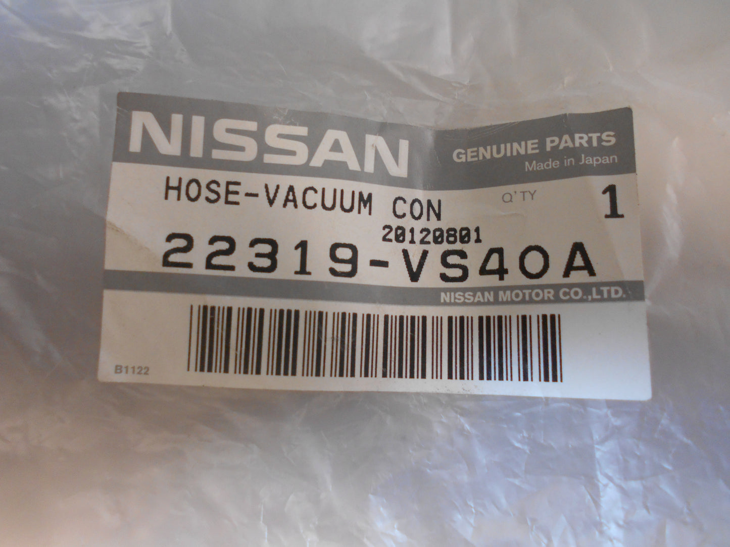 Nissan Y61 Patrol Genuine ZD30DDTI Vacuum Control Hose New Part