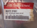 Kia Spectra Genuine Front Right Hand Upper Black Tape New Part