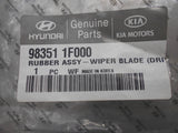 Hyundai / Kia Models Genuine Right Hand Wiper Blade Rubber New Part