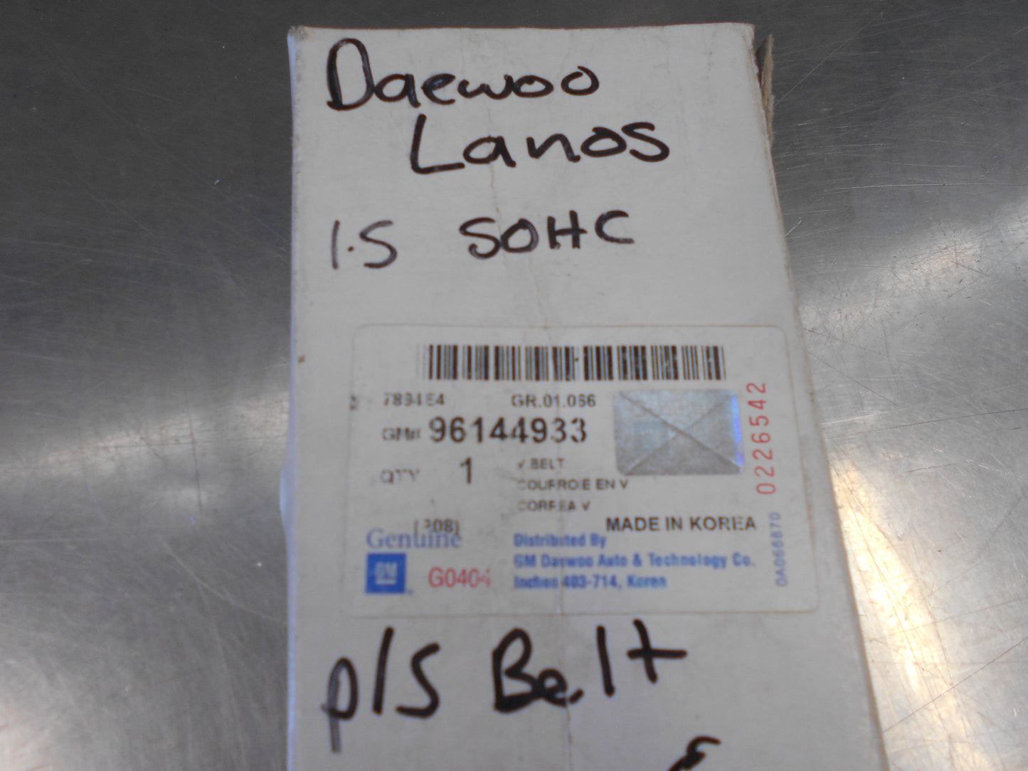 Daewoo Lanos Genuine Power Steering Belt New Part