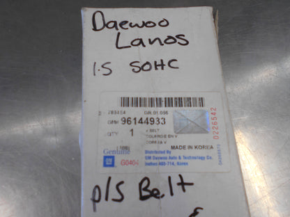 Daewoo Lanos Genuine Power Steering Belt New Part