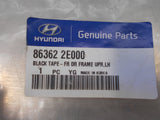 Hyundai Tucson Genuine Front Left Hand Door Upper Black Tape New Part