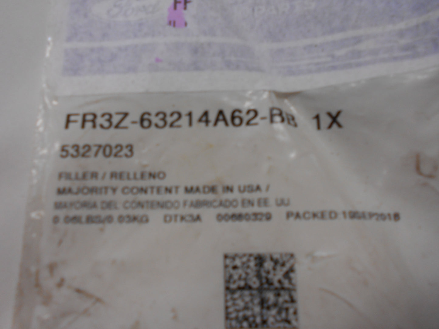 Ford Mustang Genuine Right Hand Filler Window New Part
