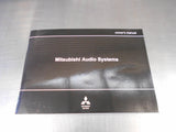 Mitsubishi Genuine Audio Systems Owner's Manual New Part