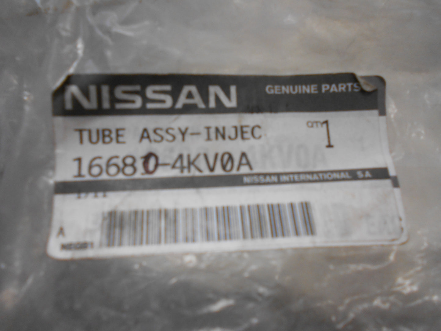 Nissan NP300 Navara Genuine Fuel Injection NO.1 Tube Assy New Part