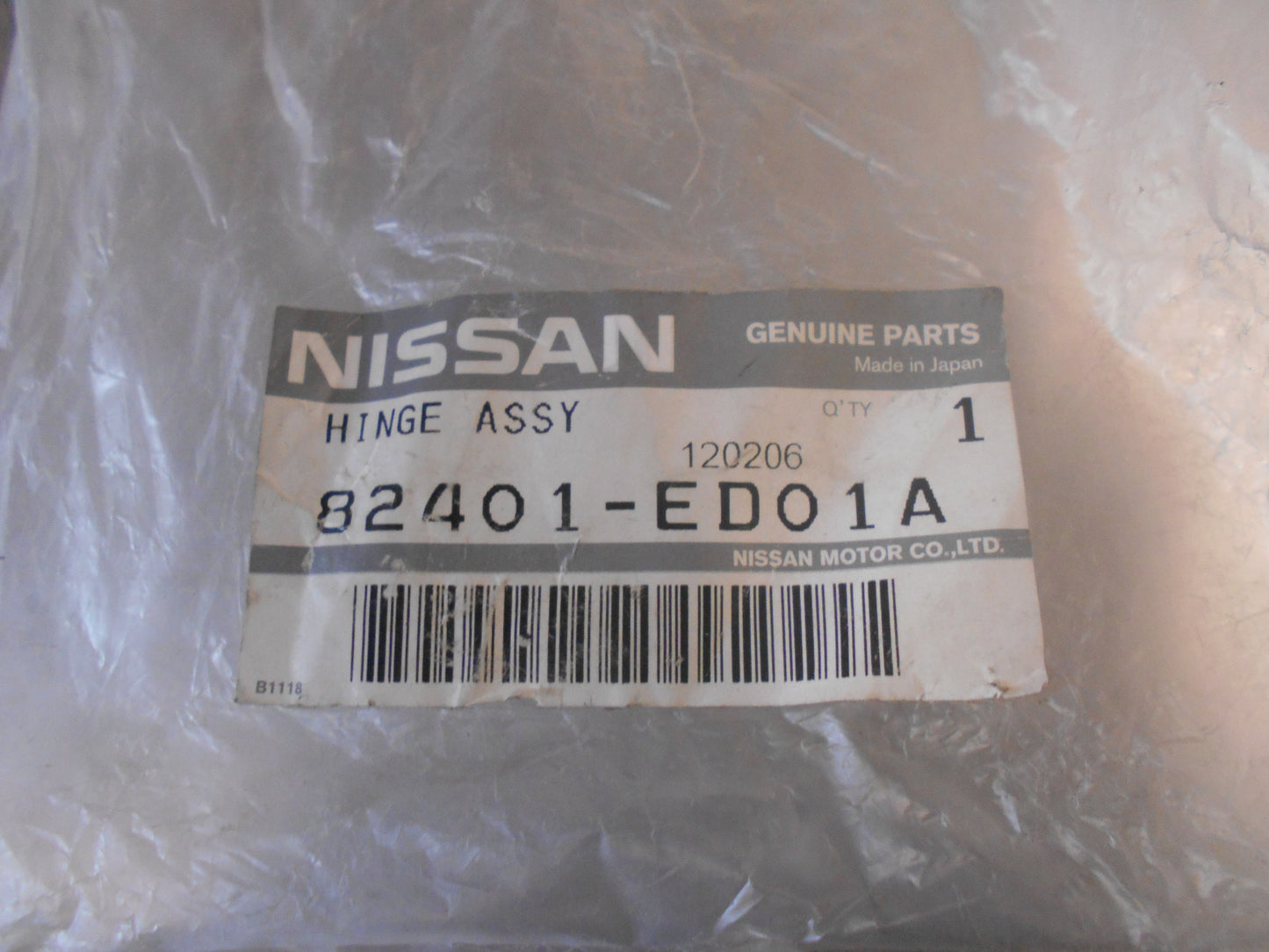 Nissan Tiida/Versa Genuine Left Hand Rear Door Hinge New Part