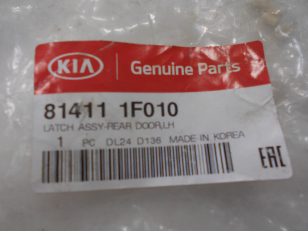 Kia Sportage Genuine Left Hand Rear Door Latch Assembly New Part – Half ...