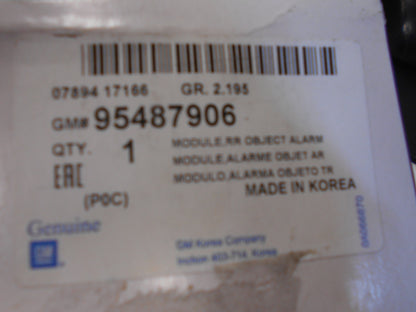 Holden Captiva Genuine Rear Object Alarm Module New Part