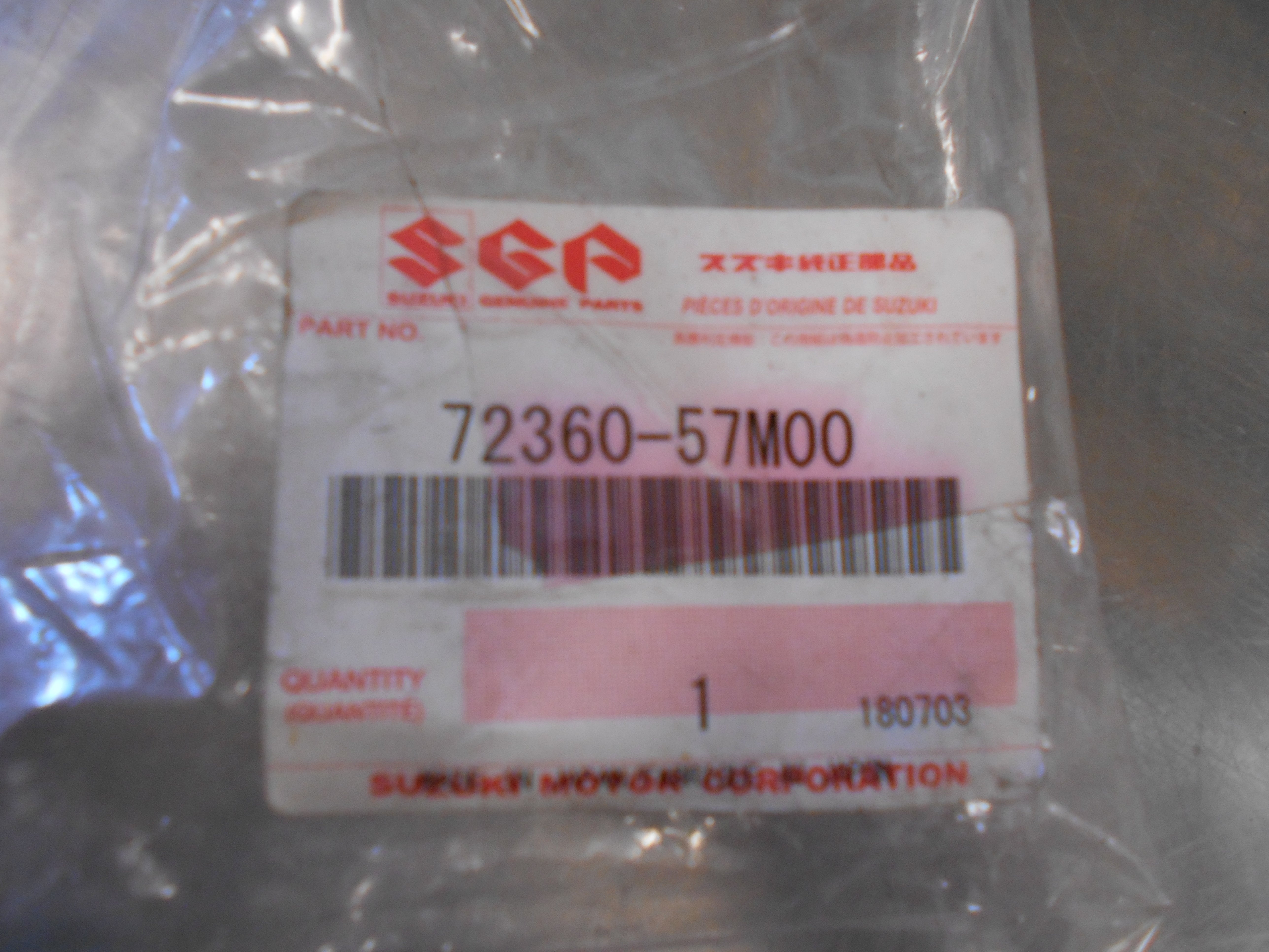 Suzuki Jimny Genuine Front 1st Crossmember Cover New Part – Half