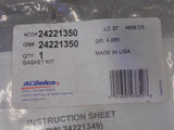 Holden Commodore Genuine 4L60E Incomplete Valve Body Gasket New Part