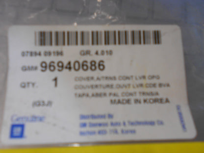 Holden Cruze Genuine Auto Transmission Control Lever Cover New Part