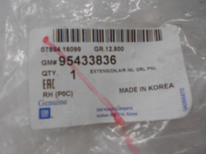 Holden Captiva Genuine Air Inlet Grille Panel Extension New Part