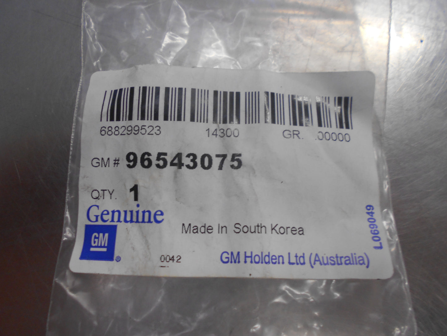 Holden Barina Genuine Rear Window Washer Cap New Part