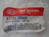 Kia Sedona Genuine Rear Right Hand Rocker Molding Deflector New Part