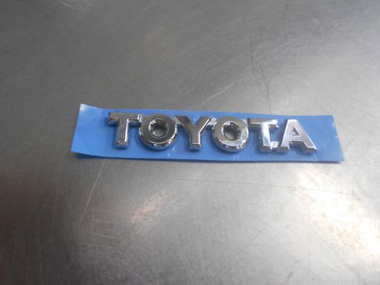 Toyota Camry Genuine Boot "Toyota" Badge New Part