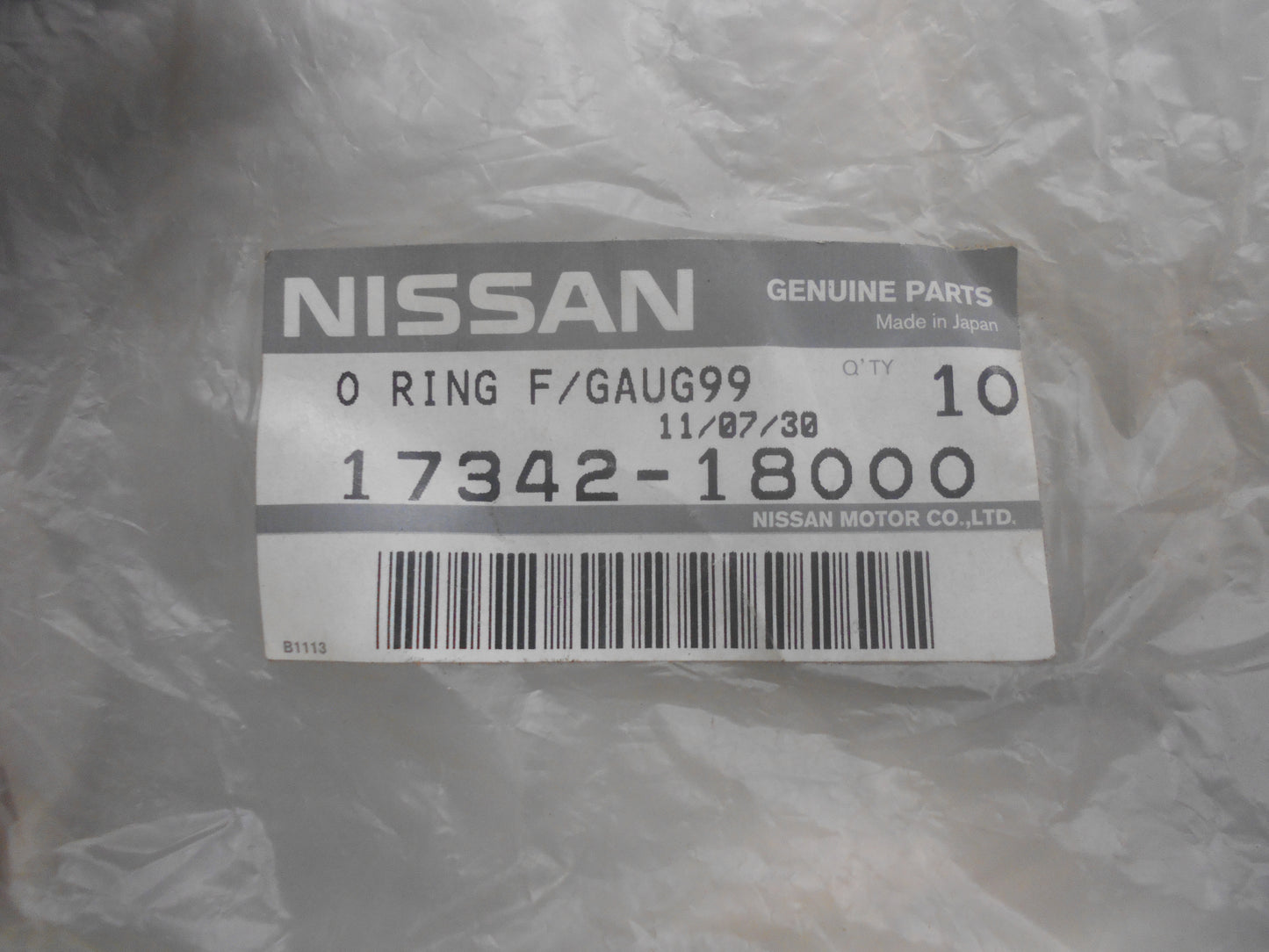 Nissan Various Models Genuine Fuel Sender Unit O-Ring Seal New Part